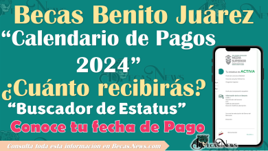 Becas Benito Juárez | ¡CALENDARIO DE PAGOS 2024!, conoce cuánto cobrarás próximamente 
