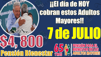 👀🤑 ¡¡Estos Adultos Mayores reciben PAGO el día de hoy 7 de JULIO!!, Pensión Bienestar 2023 🥳🥳