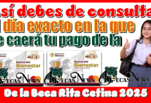 Así debes de consultar el día exacto en la que te caerá tu pago de la Beca Rita Cetina 2025