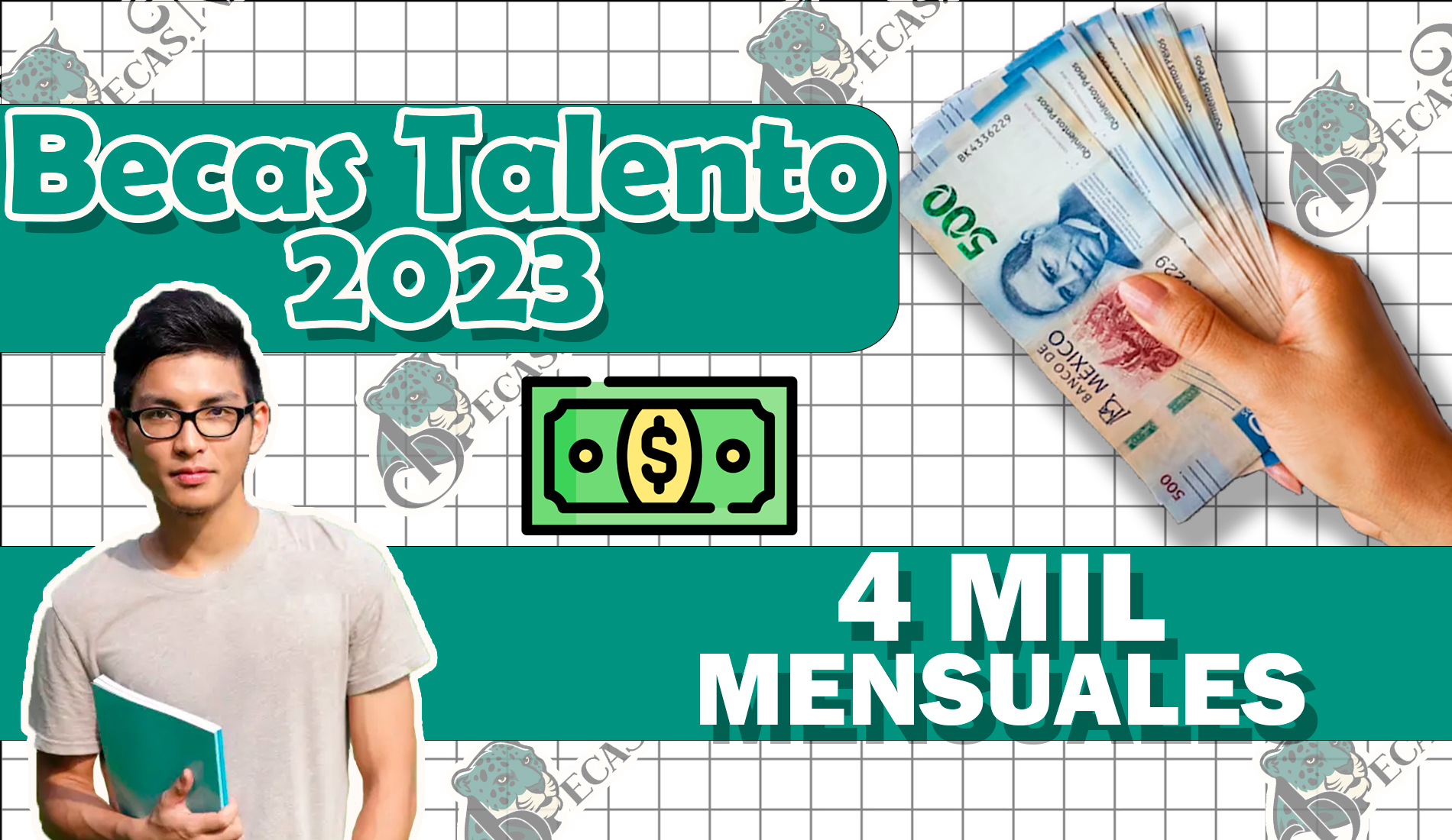 Registrate a las Becas Talento y recibe un apoyo económico de 4 mil pesos