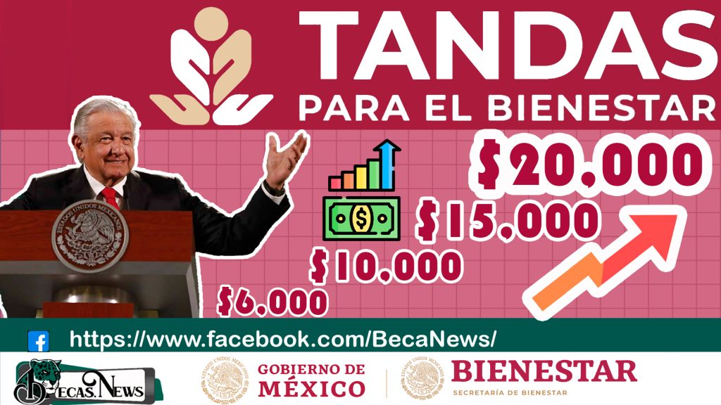 Solicita un prestamo de hasta 20,000 mil pesos con el programa "Tandas para el bienestar"