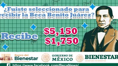 ¿Fuiste seleccionado para recibir la Beca Benito Juárez?