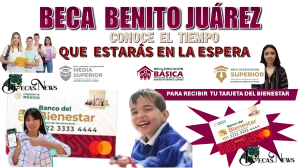 BECA BENITO JUÁREZ | CONOCE EL TIEMPO QUE ESTARÁS EN ESPERA PARA ADQUIRIR TU TARJETA DEL BIENESTAR