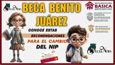 BECA BENITO JUÁREZ | CONOCE ESTAS RECOMENDACIONES PARA EL CAMBIO DEL NIP DE TU TARJETA DE BIENESTAR