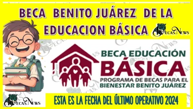 BECA BENITO JUÁREZ DE LA EDUCACIÓN BÁSICA | ESTA ES LA FECHA DEL ÚLTIMO OPERATIVO DE ESTE 2024 