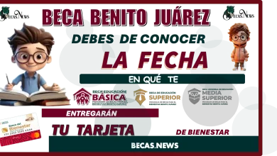 BECA BENITO JUÁREZ | DEBES DE CONOCER LA FECHA EN QUÉ TE ENTREGARÁN TU TARJETA 