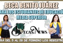 BECA BENITO JUÁREZ PARA LOS ESTUDIANTES DE LA EDUCACIÓN MEDIA SUPERIOR | ¿SERÁ DEL 5 AL 28 DE FEBRERO LOS REGISTROS?