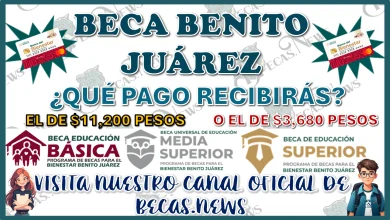 BECA BENITO JUÁREZ | ¿QUÉ PAGO RECIBIRÁS EL DE $11,200 O ÉL $3,680 PESOS? 