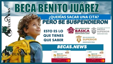 BECA BENITO JUÁREZ… ¿QUERÍAS SACAR UNA CITA, PERO SE SUSPENDIERON?… ESTO LO TIENES QUE SABER 