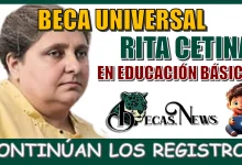 BECA UNIVERSAL RITA CETINA EN EDUCACIÓN BÁSICA | CONTINUAN LOS REGISTROS EN LÍNEA PARA LOS ESTUDIANTES DE SECUNDARIA