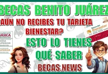 BECAS BENITO JUÁREZ... ¿AÚN NO RECIBES TU TARJETA DE BIENESTAR?, ESTO LO TIENES QUÉ SABER 