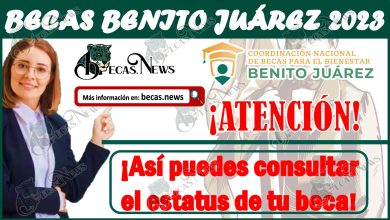 Beca Benito Juárez 2023 | ¡Así puedes consultar el estatus de tu beca!