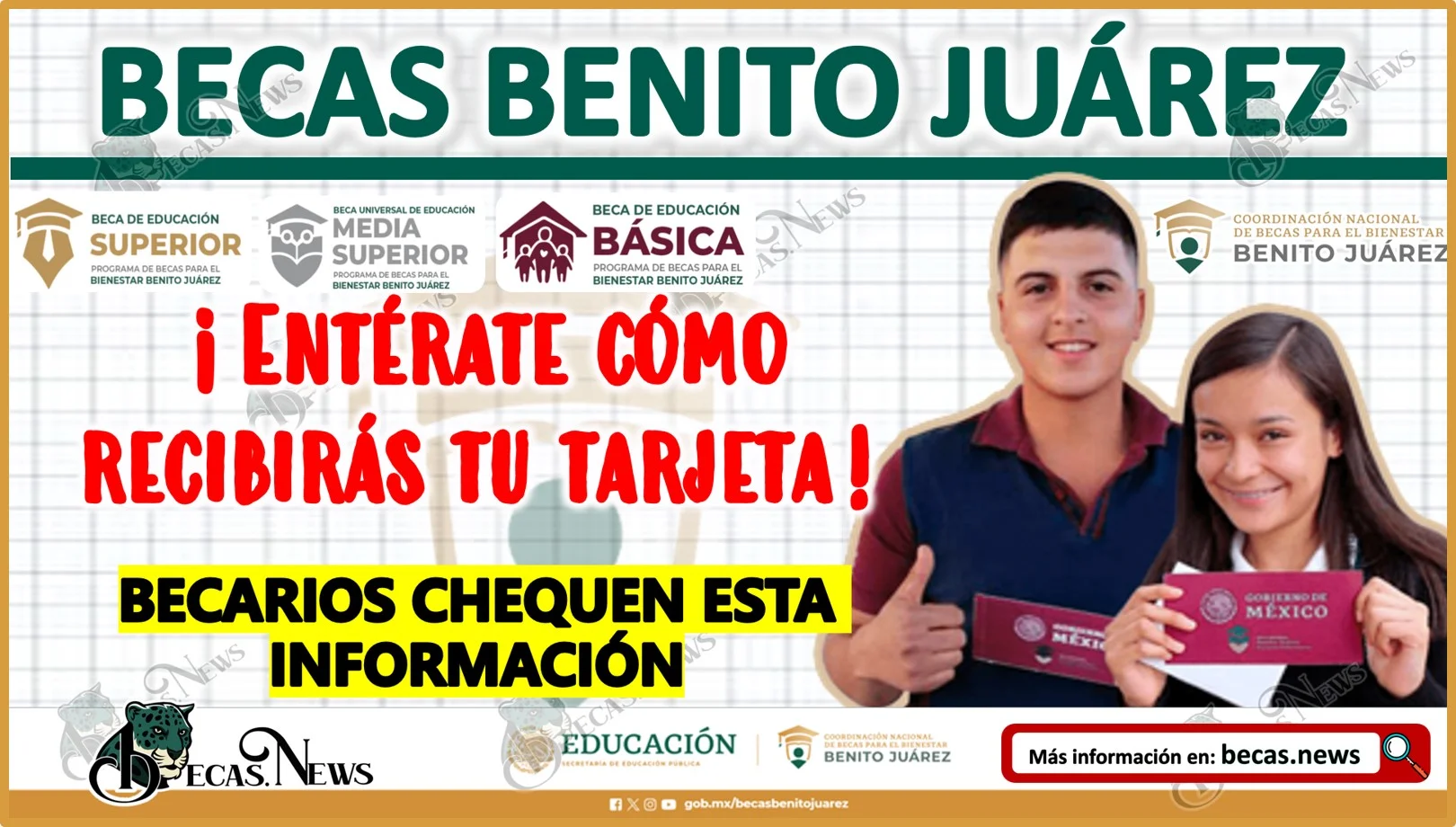 Beneficiarios de las Becas Benito Juárez 2024 ¡Entérate cómo recibirás tu tarjeta!