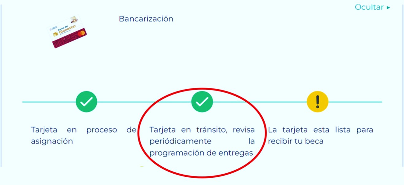 Bancarización Tarjeta Bienestar