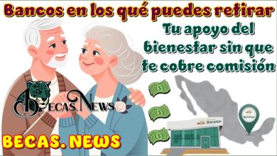 Bancos en los qué puedes retirar tu apoyo del bienestar sin que se te cobre comisión
