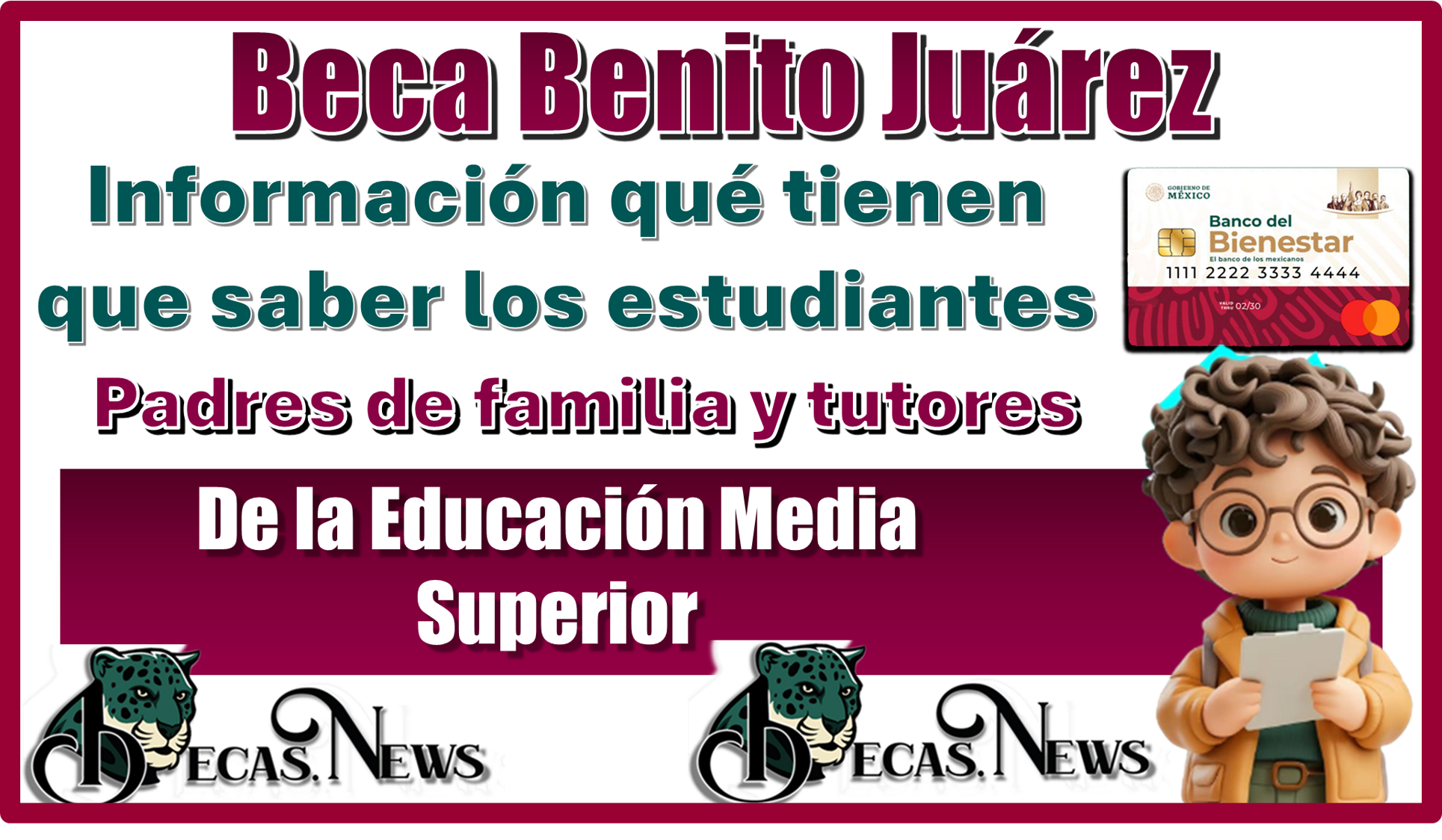 ▷ Beca Benito Juárez | Información qué tienen que saber los estudiantes, padres de familia y tutores de la Educación Media Superior » 2025 BECAS.NEWS 🥇 Beca Benito Juárez | Información qué tienen que saber los estudiantes, padres de familia y tutores de la Educación Media Superior