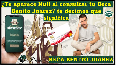 Beca Benito Juarez: ¿Te aparece Null al consultar tu Beca Benito Juarez? te decimos que significa