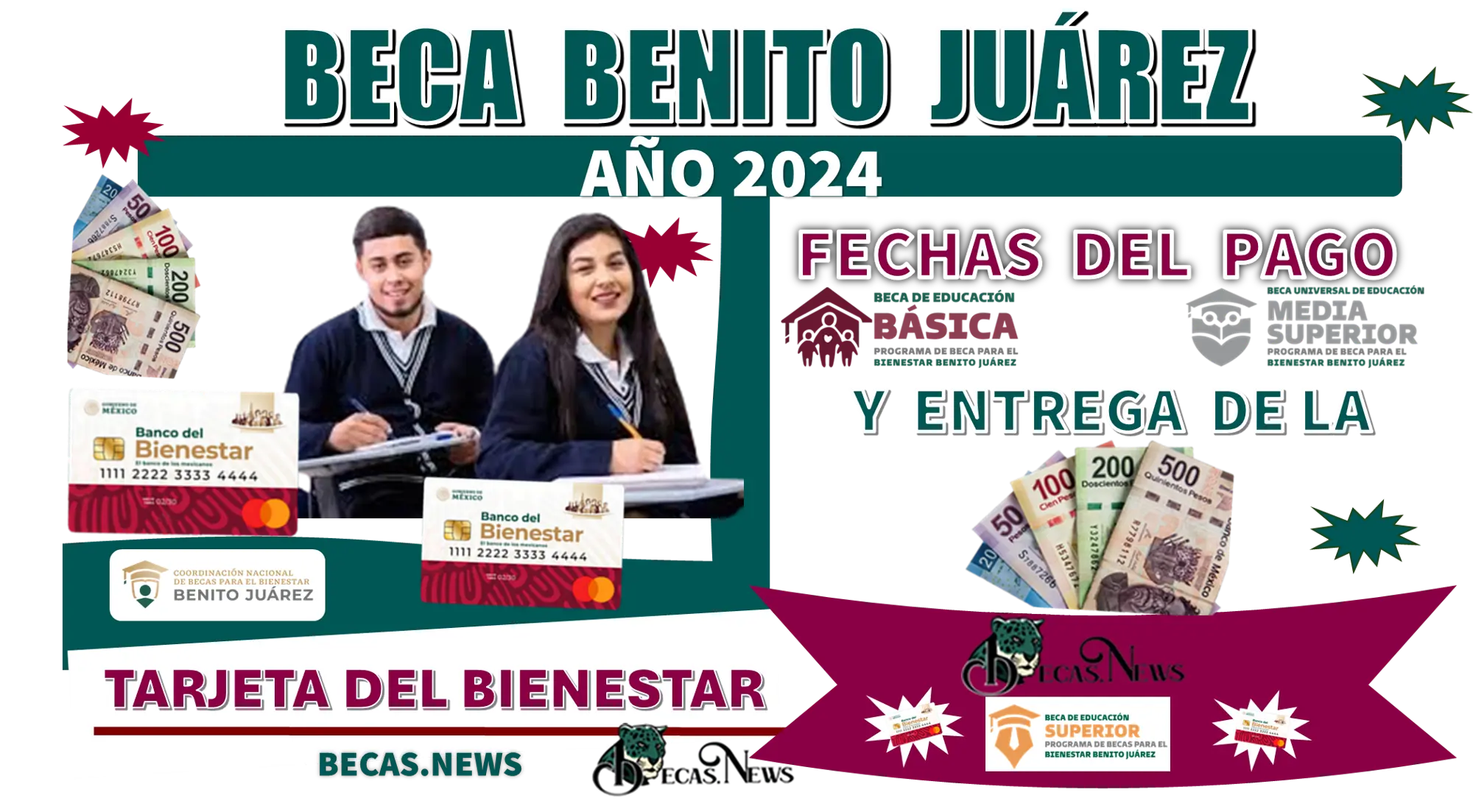 Beca Benito Juárez de este año 2024: Fechas del pago y entrega de la Tarjeta del Banco del Bienestar