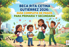 Beca Rita Cetina Gutiérrez 2026: Guía completa de pagos para Primaria y Secundaria