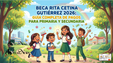 Beca Rita Cetina Gutiérrez 2026: Guía completa de pagos para Primaria y Secundaria