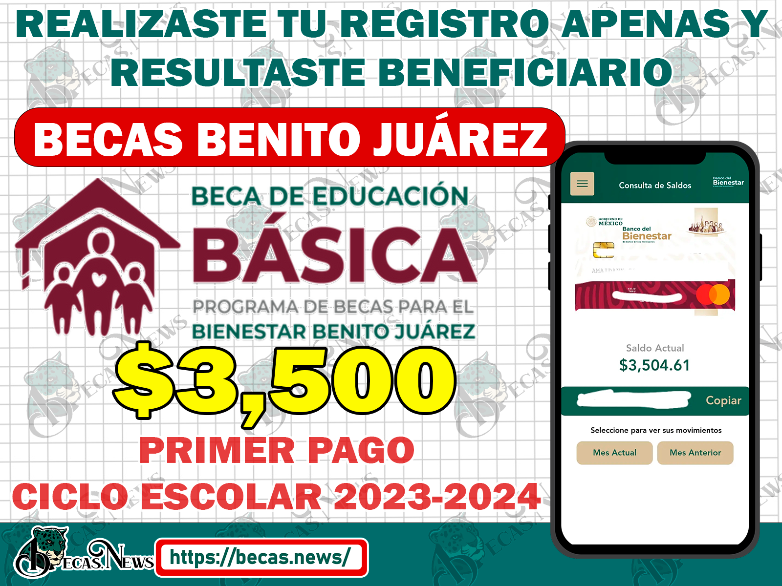 Becas Benito Juárez Nivel Básico 2023: Si eres nuevo beneficiario ¡En esta fecha te cae tu primer Pago!