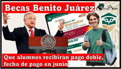 Becas Benito Juárez: Que alumnos recibirán pago doble, fecha de pago en junio