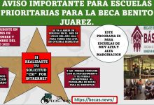 Becas de Benito Juárez escuelas prioritarias.