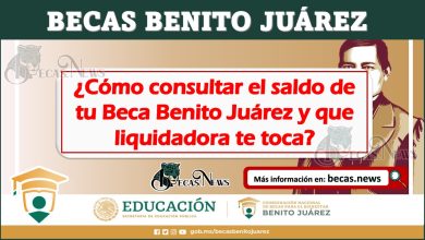 ¿Cómo consultar el saldo de tu Beca Benito Juárez y que liquidadora te toca?