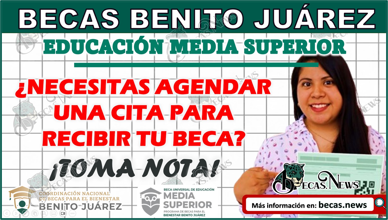 Tarjeta del Bienestar 2024 | ¿Necesitas agendar una cita para recibir tu beca Benito Juárez de Educación Media Superior? Toma nota.