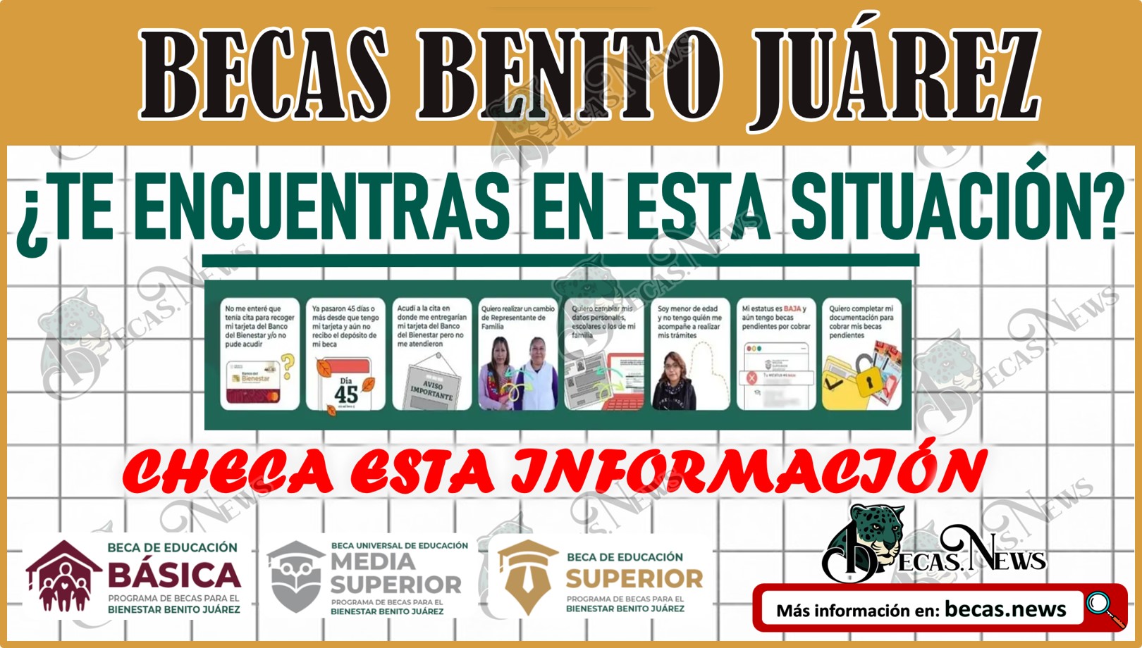 Becas Benito Juárez 2024 | Si presentas estas situaciones, checa esta información.