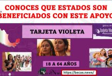 TARJETA VIOLETA QUIEN PUEDE SER BENEFICIARIA DE ESTE PROGRAMA DE APOYO ECONÓMICO.