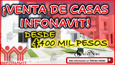 Casas Infonavit a la veta desde $400 mil pesos  