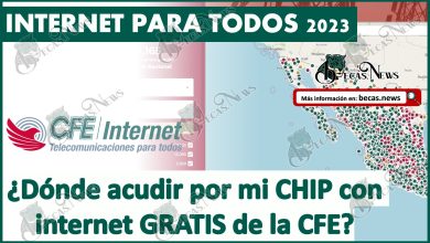 INTERNET PARA TODOS 2023| ¿Dónde acudir por mi CHIP con internet GRATIS de la CFE?