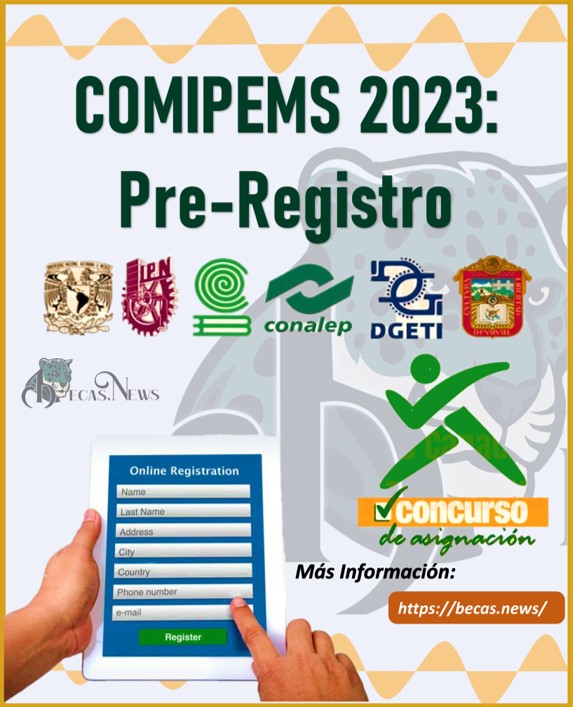Pre-registro COMIPEMS 2023 paso a paso 