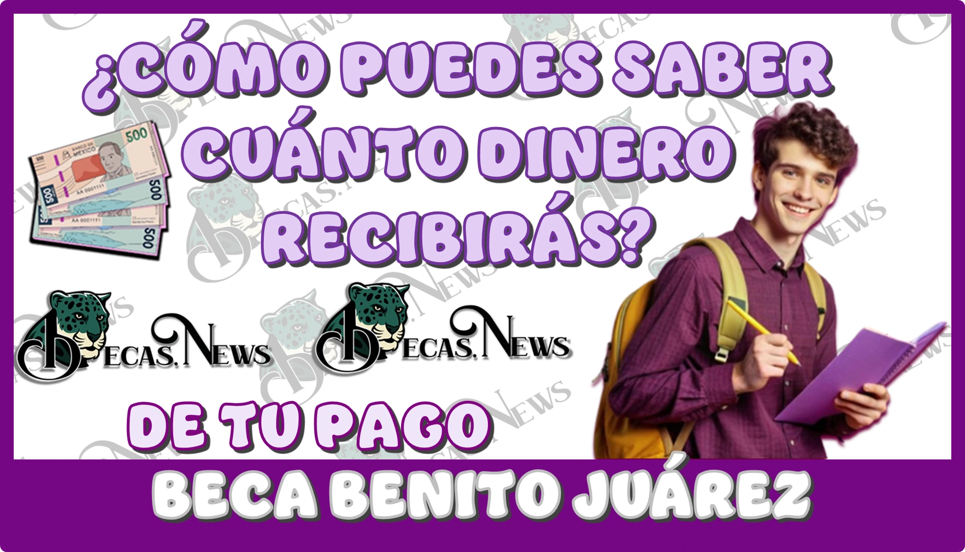 ¿CÓMO PUEDES SABER CUÁNTO DINERO RECIBIRÁS DE TU PAGO BENITO JUÁREZ?