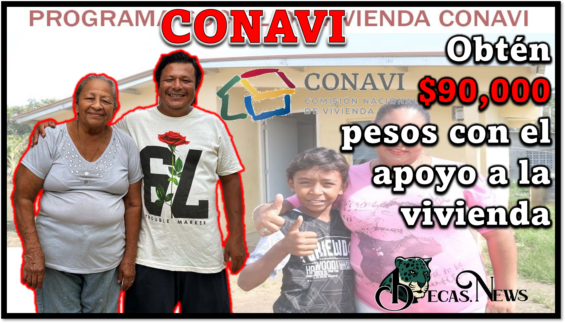 CONAVI: Obtén $90,000 pesos con el apoyo a la vivienda
