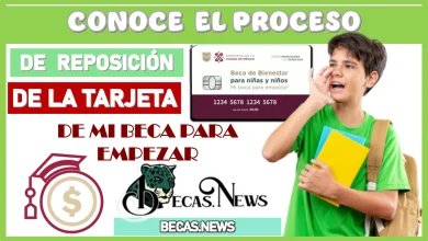 CONOCE EL PROCESO DE REPOSICIÓN DE LA TARJETA DE MI BECA PARA EMPEZAR