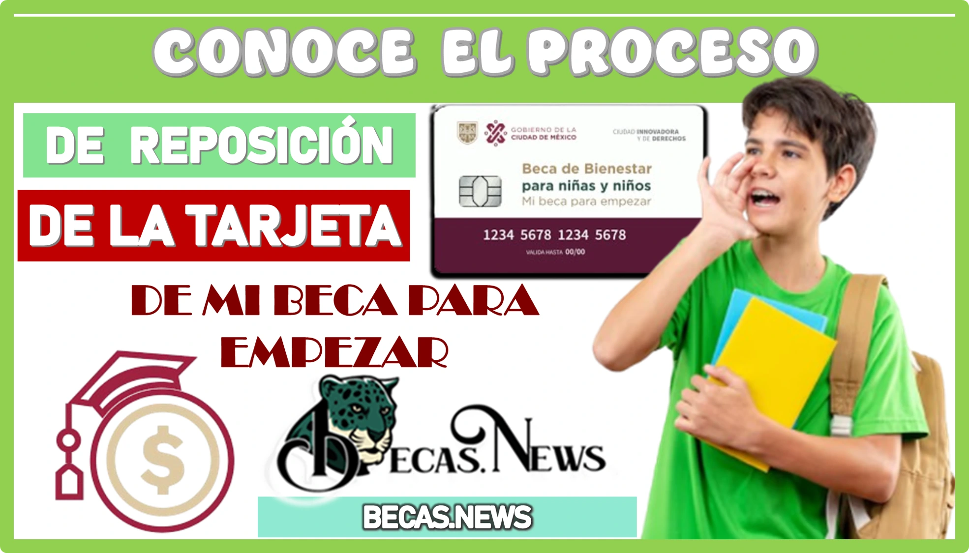 CONOCE EL PROCESO DE REPOSICIÓN DE LA TARJETA DE MI BECA PARA EMPEZAR