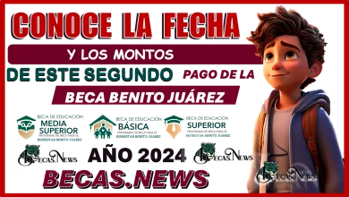 CONOCE LA FECHA Y LOS MONTOS DE ESTE SEGUNDO PAGO DE LA BECA BENITO JUÁREZ...AÑO 2024 