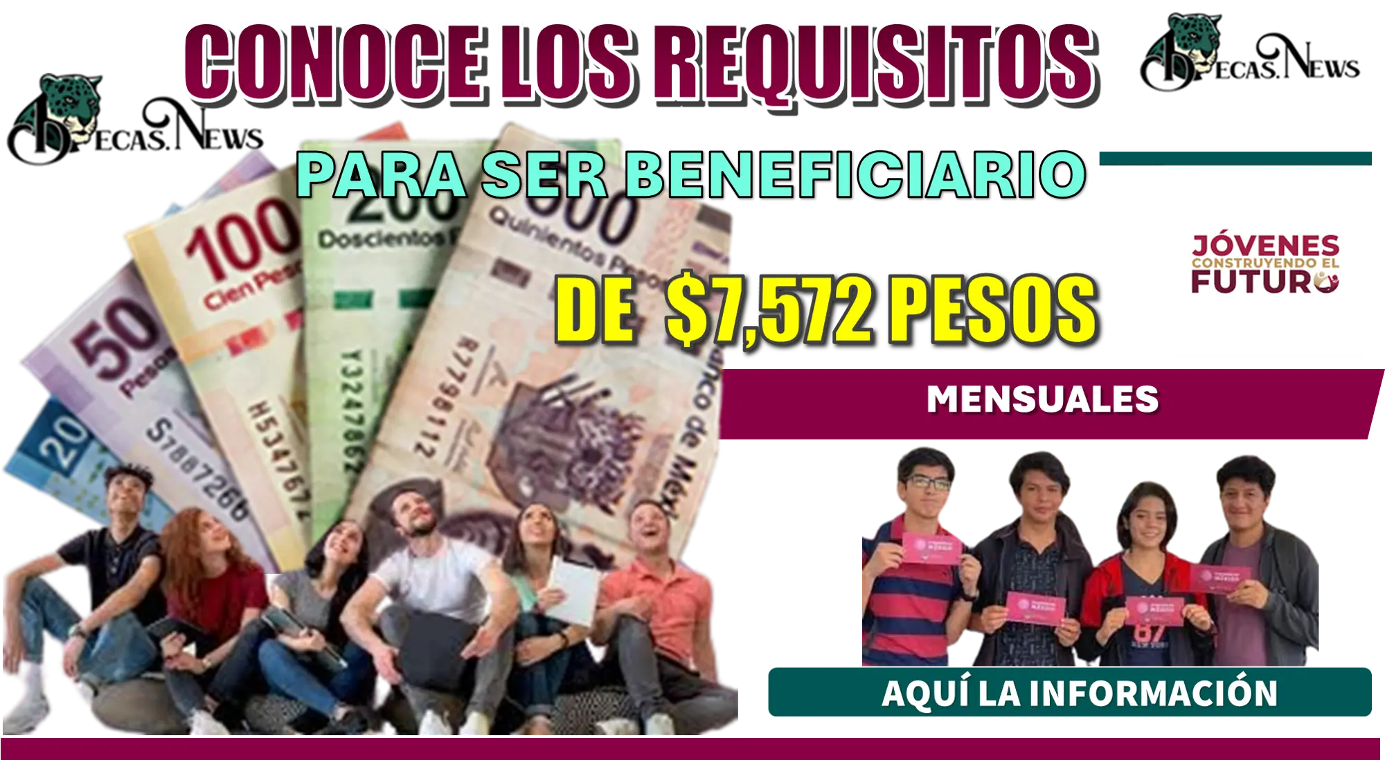 CONOCE LOS REQUISITOS PARA SER BENEFICIARIO DE $7,572 PESOS MENSUALES | AQUÍ LA INFORMACIÓN 