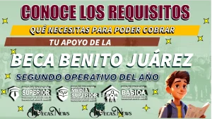 CONOCE LOS REQUISITOS QUÉ NECESITAS PARA PODER COBRAR TU APOYO DE LA BECA BENITO JUÁREZ 