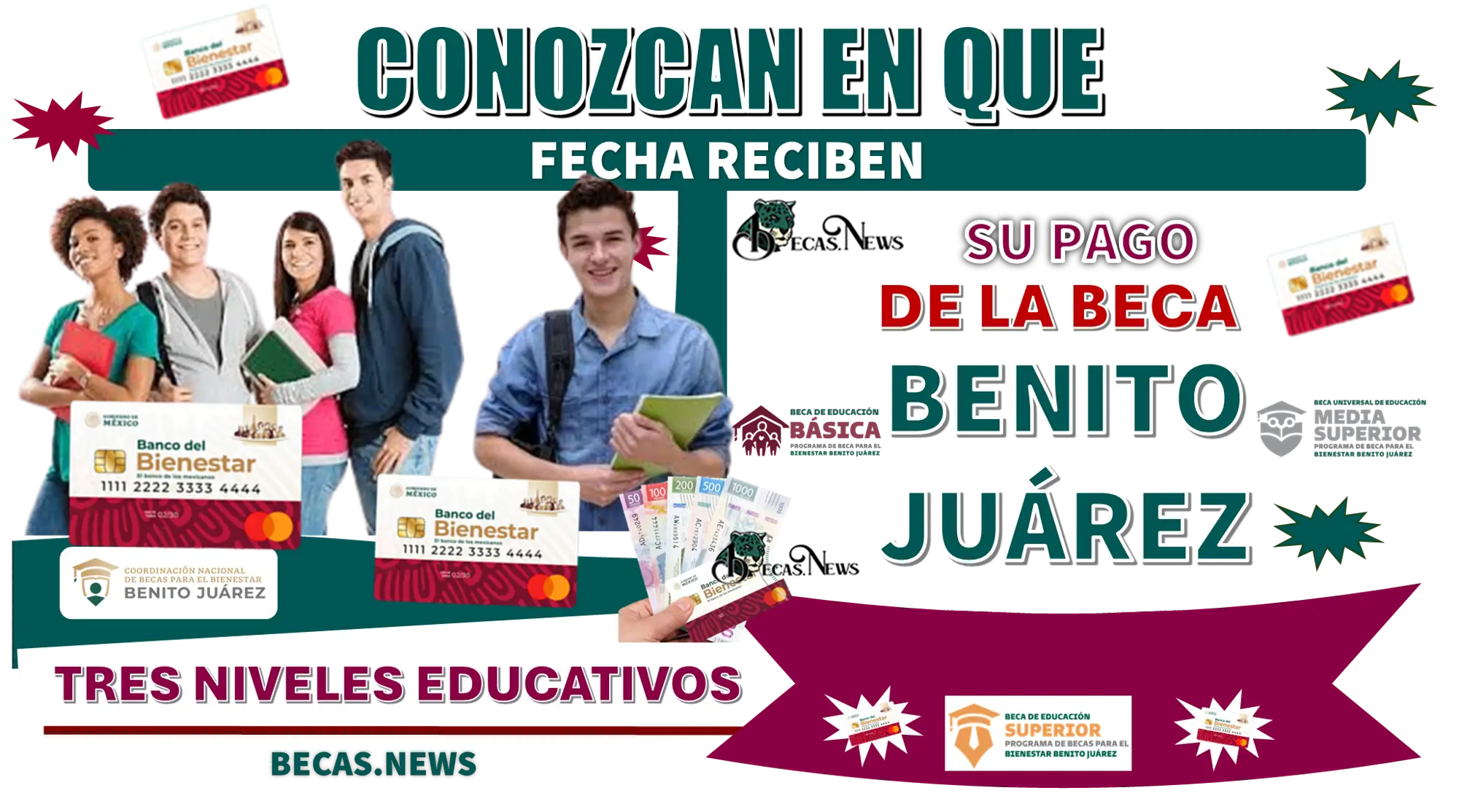 CONOZCAN EN QUE FECHA RECIBEN SU PAGO DE LA BECA BENITO JUÁREZ | TRES NIVELES EDUCATIVOS 