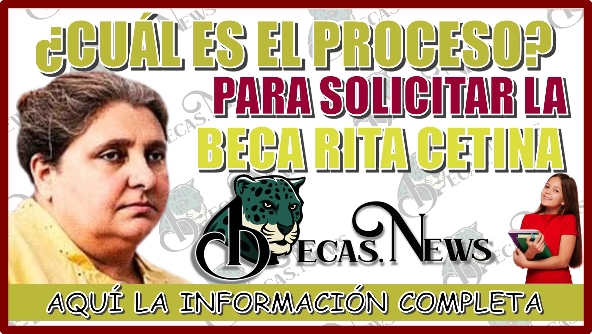 ¿CUÁL ES EL PROCESO PARA SOLICITAR LA BECA RITA CETINA?… AQUÍ LA INFORMACIÓN COMPLETA 