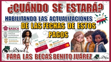 ¿CUÁNDO SE ESTARÁ HABILITANDO LAS ACTUALIZACIONES DE LAS FECHAS DE ESTOS PAGOS PARA LOS ESTUDIANTES BENEFICIARIOS DE LA BECA BENITO JUÁREZ?… LOS DETALLES AQUÍ 