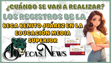 ¿CUÁNDO SE VAN A REALIZAR LOS REGISTROS DE LA BECA BENITO JUÁREZ EN LA EDUCACIÓN MEDIA SUPERIOR?