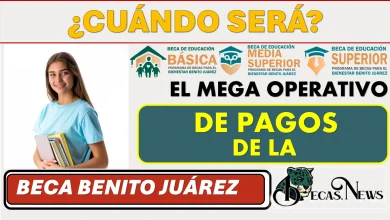 ¿CUÁNDO SERÁ EL MEGA OPERATIVO DE PAGOS DE LA BECA BENITO JUÁREZ?