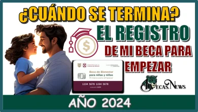 ¿CUÁNDO TERMINA EL REGISTRO DE MI BECA PARA EMPEZAR? | AÑO 2024 