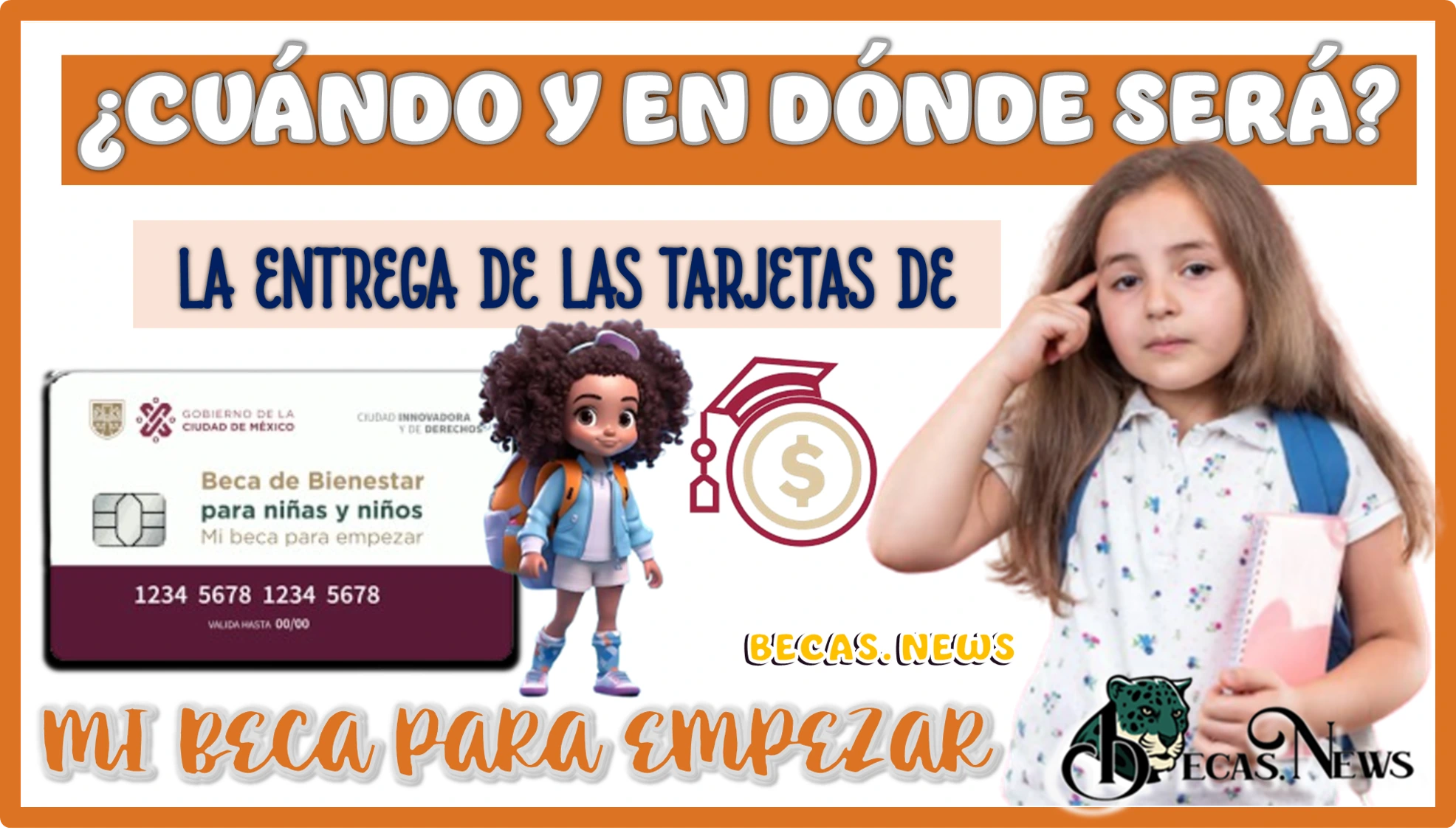 ¿CUÁNDO Y EN DÓNDE SERÁ LA ENTREGA DE LAS TARJETAS DE MI BECA PARA EMPEZAR?