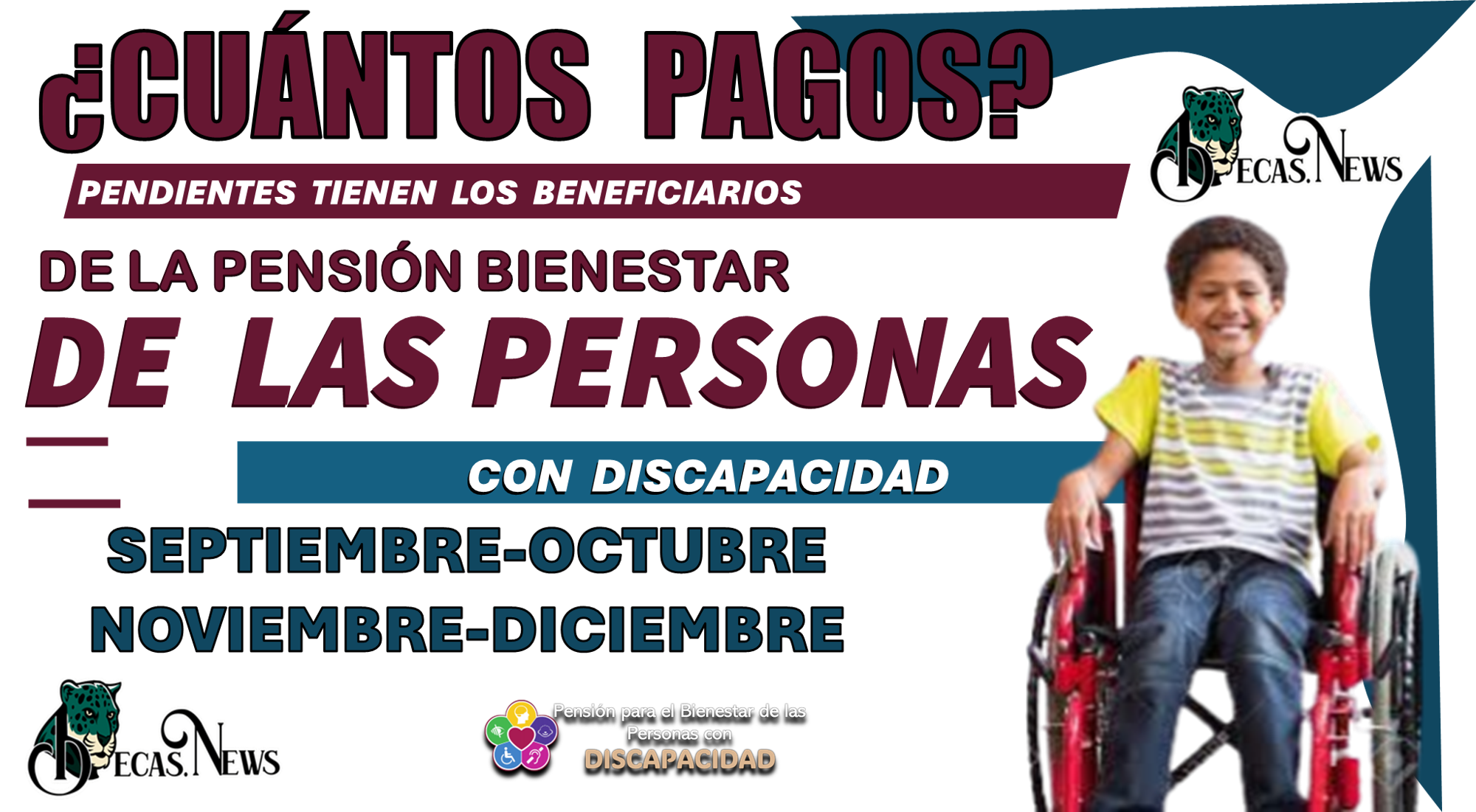 CUÁNTOS PAGOS PENDIENTES TIENEN LOS BENEFICIARIOS DE LA PENSIÓN PARA EL BIENESTAR DE LAS PERSONAS CON DISCAPACIDAD