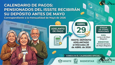 Calendario de Pagos: Pensionados del ISSSTE recibirán su depósito antes de mayo